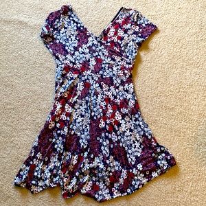 Flowy wrap dress
